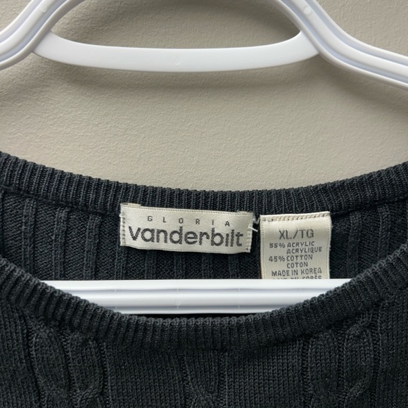 Gloria Vanderbilt Black T Shirt - Picture 4 of 4